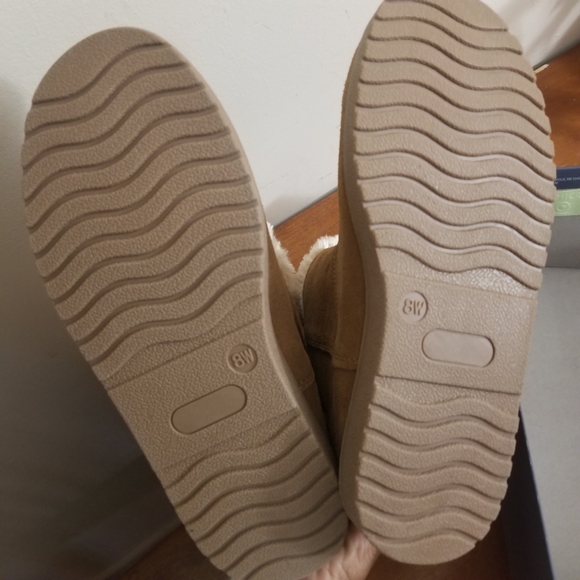 Genuine Suede Mid Faux Fur Boot - Picture 6 of 7